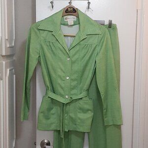 Vintage 70s Polyester Suit